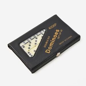 Dominoes Set with Case Game 28 pcs New